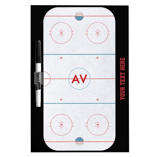 Hockey Rink White Board (Front)