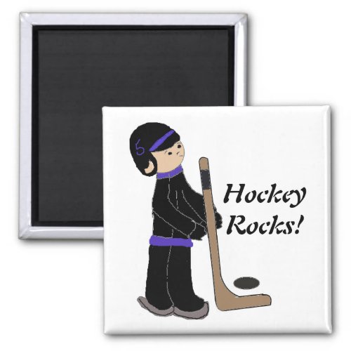 Hockey Rocks Magnet
