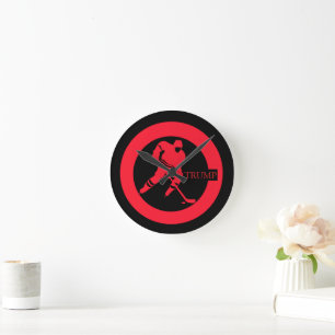 HOCKEY ROUND CLOCK