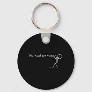Hockey Sad Stick Figures Hockey Men Hockey Keychain
