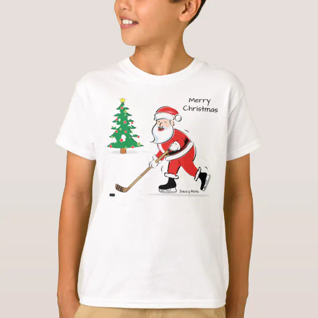 christmas hockey shirt