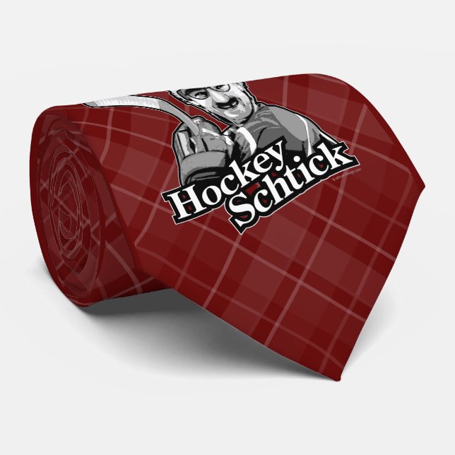 Hockey Schtick Neck Tie (Rolled)