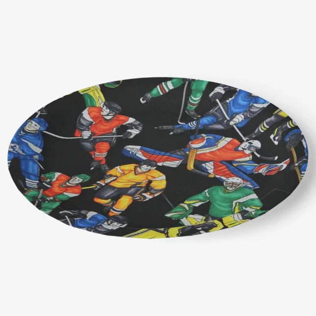 Hockey Season Ice Hockey Paper Plates Zazzle