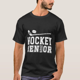 Hockey Senior 2026 Graduation Senior Ice Hockey Pl T-Shirt