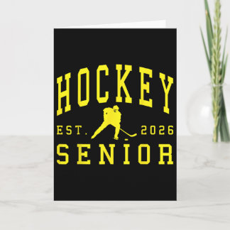 Hockey Senior Night Hockey Senior 2026 Graduation Card