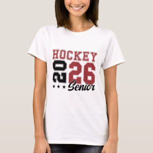 Hockey Senior Night Hockey Senior 2026 Graduation T-Shirt