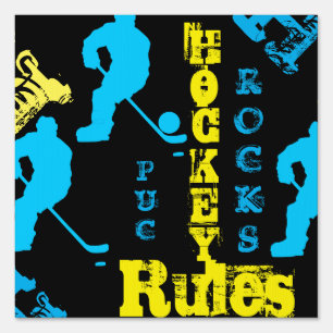 HOCKEY SIGN