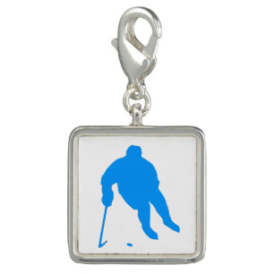 Hockey Silhouette Charm