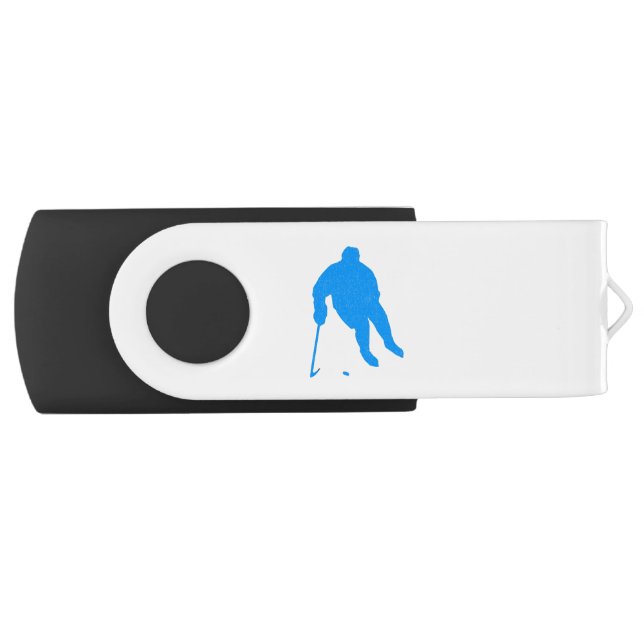 Hockey Silhouette Flash Drive (Front)