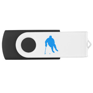 Hockey Silhouette Flash Drive