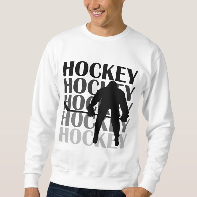 Hockey Silhouette T-shirts and Gifts (Front)