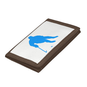 Hockey Silhouette Trifold Wallet