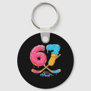 Hockey Six Seven Ice Creams 67 Gen Alpha Slang Spo Keychain
