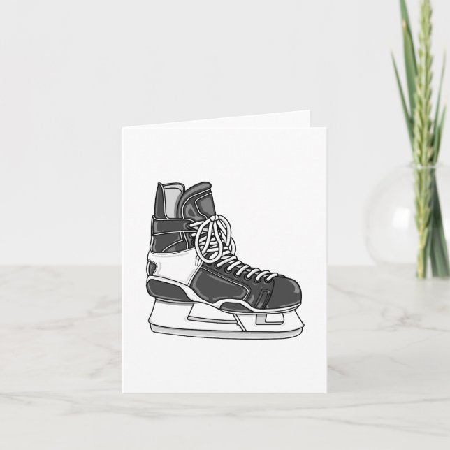 Hockey Skate Card (Front)