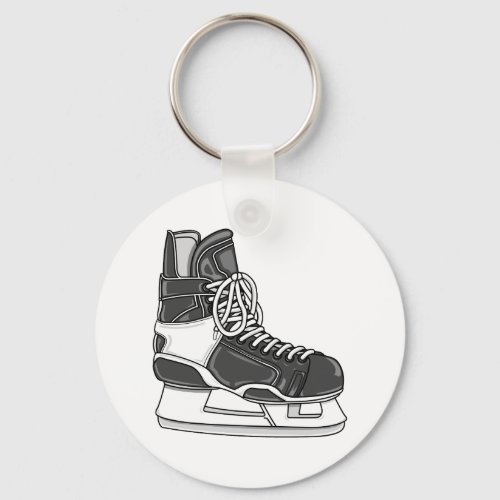 Hockey Skate Keychain