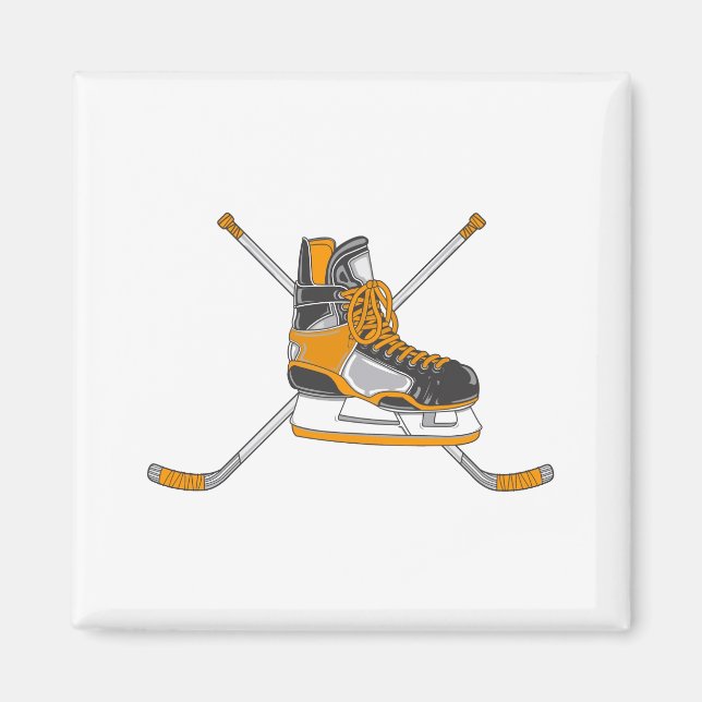 Hockey Skate Magnet (Front)