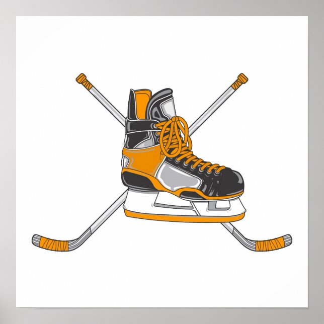 Hockey Skate Poster (Front)