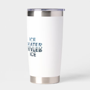 Hockey Skater with stat cards - Mugs Insulated Tumbler