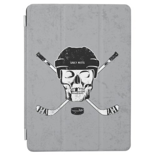 Hockey Skull and Crossed Sticks iPad Air Cover