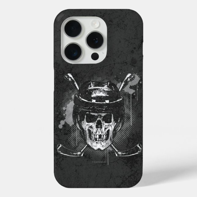 Hockey Skull Case-Mate iPhone Case (Back)