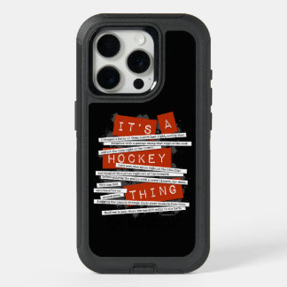 Hockey Slang iPhone 15 Pro Case