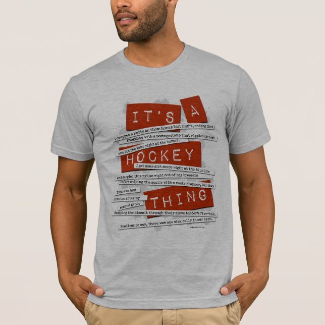 Hockey Slang T-Shirt (Front)