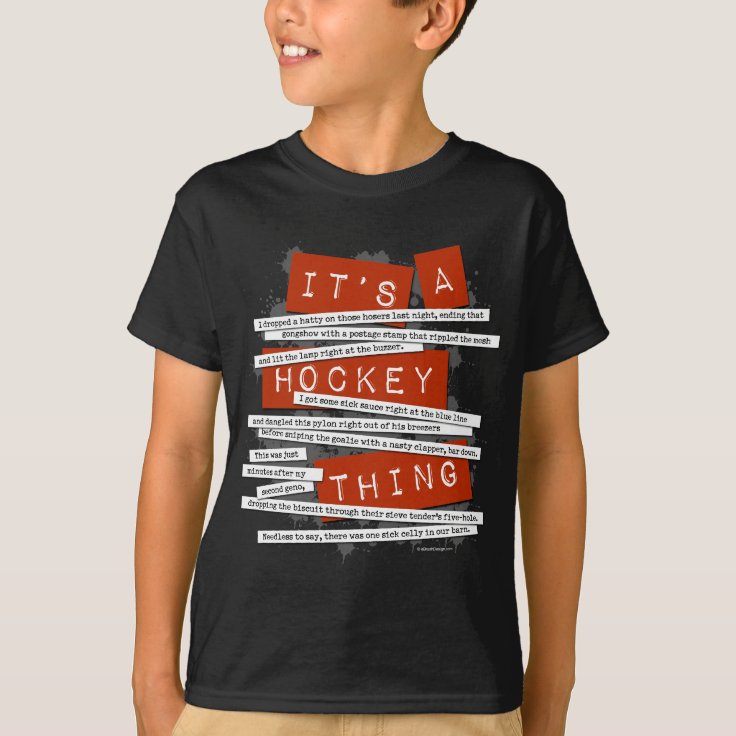 Hockey Slang TShirt Zazzle