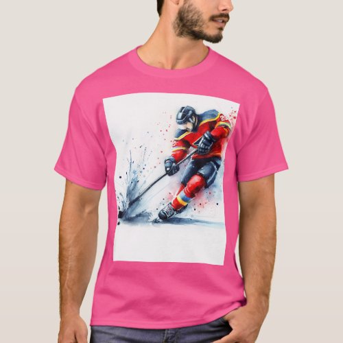 Hockey Slapshot T_Shirt