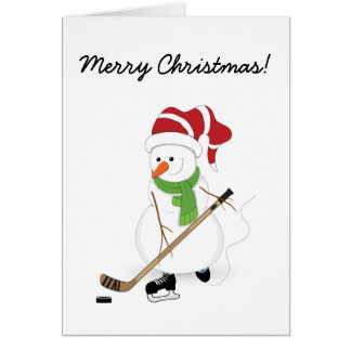 Hockey Christmas Cards - Greeting & Photo Cards | Zazzle