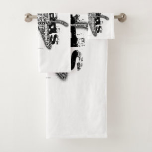 Hockey Speak Bath Towel Set