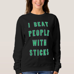 Hockey Sport USA Lacrosse Coaching Lacrosse Guy Pl Sweatshirt