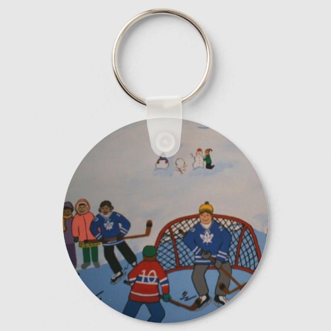 HOCKEY SPORTS KEY CHAIN (Front)
