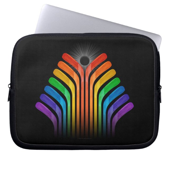 Hockey Stick Spectrum Laptop Sleeve (Front)