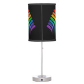 Hockey Stick Spectrum Table Lamp (Back)
