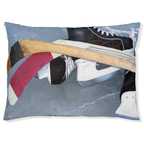 Hockey Sticks Pet Bed