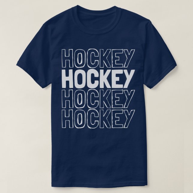 Hockey  T-Shirt (Design Front)