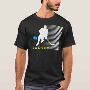 Hockey T-shirt 2 by pixibition at Zazzle