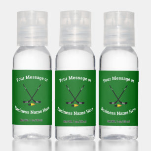 Hockey Team Sports Name Logo Message Hand Sanitizer