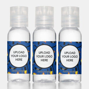 Hockey Team Sports Name Logo Message Hand Sanitizer