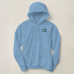 Hockey Team SWEDEN Swedish Sports Embroidered Hoodie