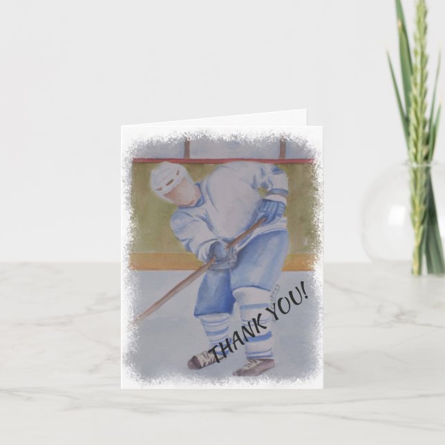 HOCKEY THANK YOU CARD (Front)