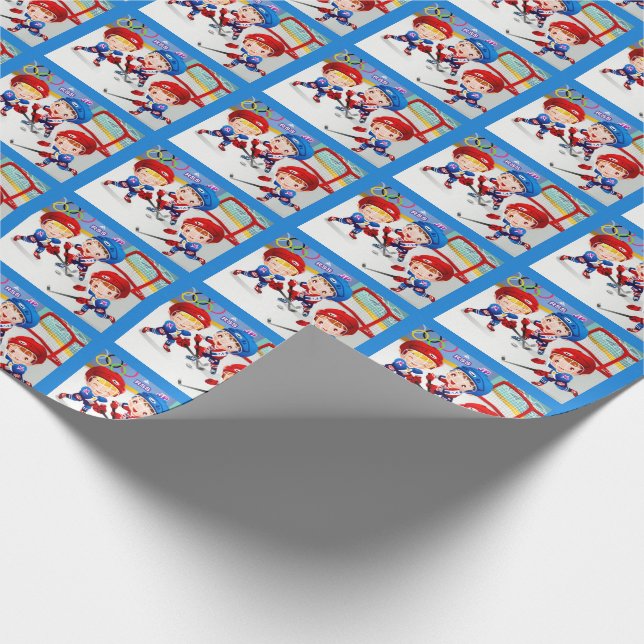 Hockey - The best game you can name Wrapping Paper (Corner)