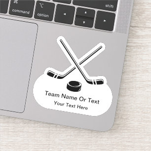 Hockey Theme Decal Stickers