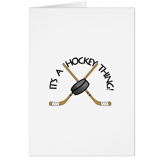 Hockey Thing Cards (Front)