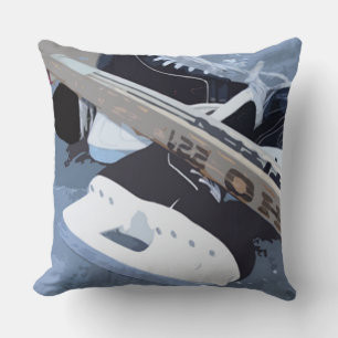 Hockey Throw Pillow