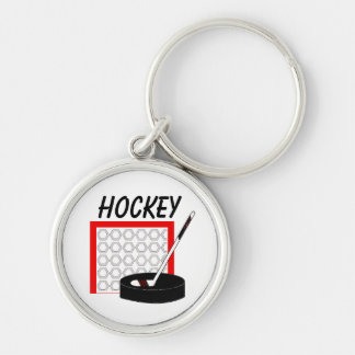 Hockey Time Keychain