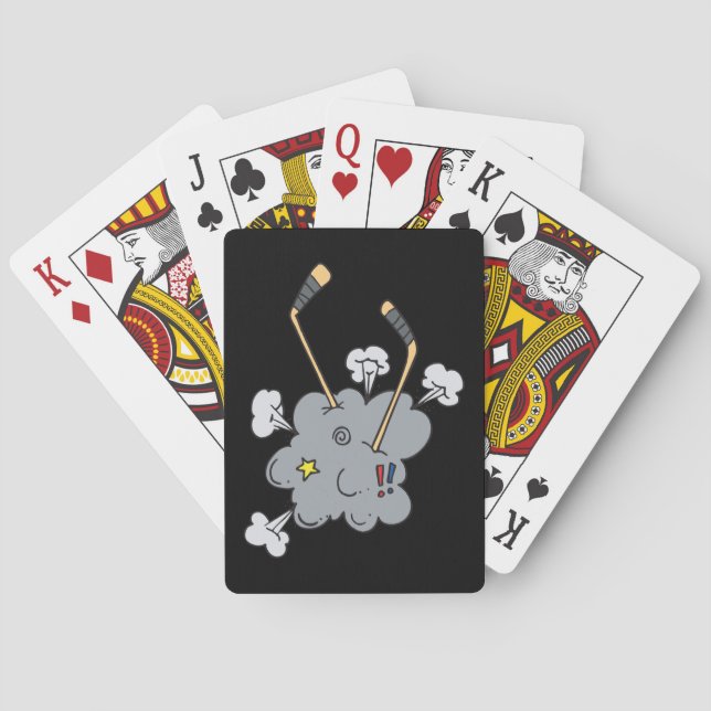 Hockey Time Poker Cards (Back)