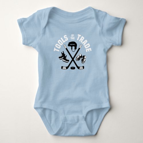 Hockey Tools of the Trade infant Baby Bodysuit