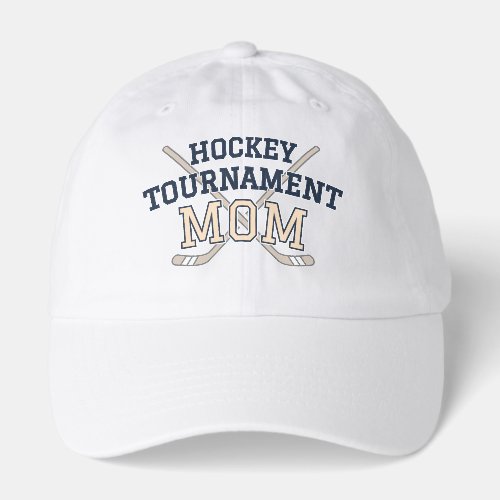 Hockey Tournament Mom Collegiate Hockey Spirit Hat