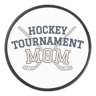 Hockey Tournament Mom Collegiate Hockey Spirit Puck